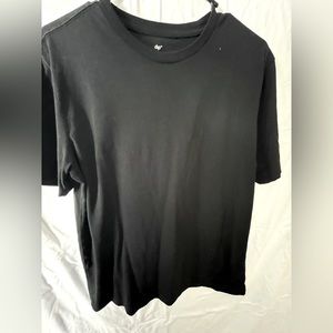 Plain black Tshirt XL